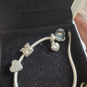 3 Authentic Pandora charms